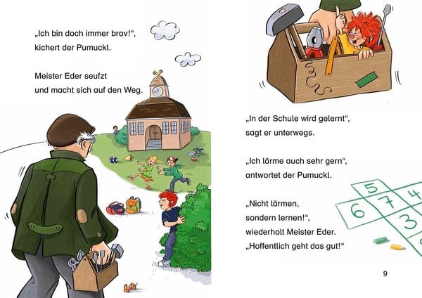 Pumuckl, Bücherhelden 1. Klasse, Pumuckl geht in die Schule