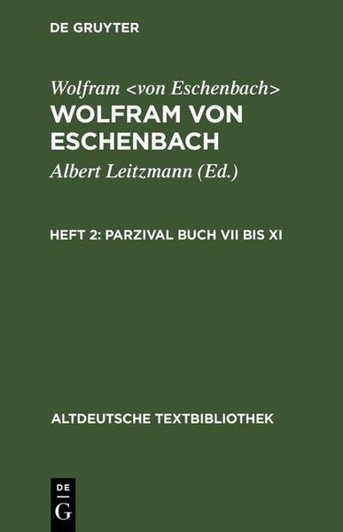 Produktbild: Parzival Buch VII bis XI