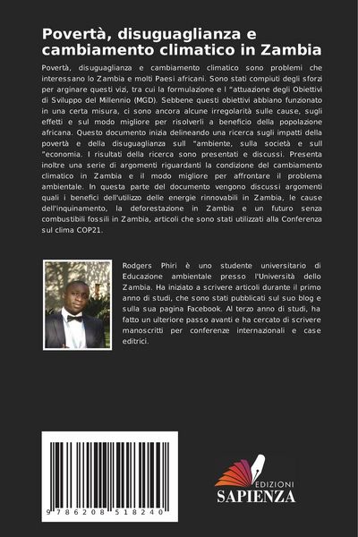 Produktbild: Povert&agrave;, disuguaglianza e cambiamento climatico in Zambia