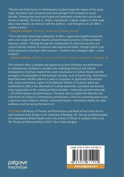 Produktbild: Theatre and Performance in Contemporary Scotland