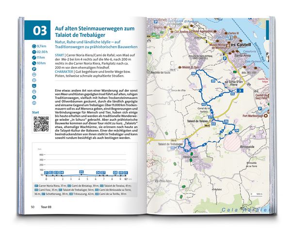 Produktbild: KOMPASS Wanderf&uuml;hrer Menorca, 45 Touren mit Extra-Tourenkarte