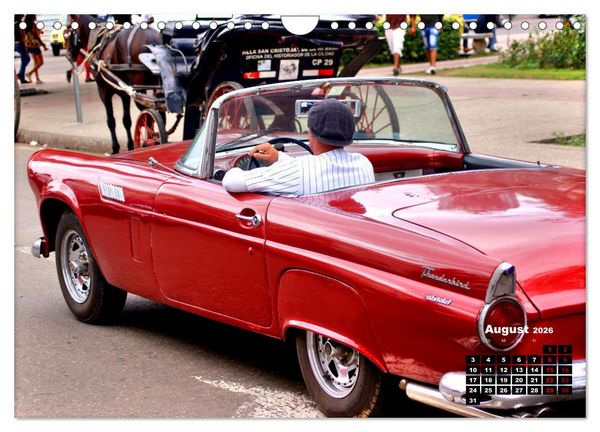 Produktbild: Thunderbird - Ford-Ikone der F&uuml;nfziger Jahre (Wandkalender 2026 DIN A4 quer), CALVENDO Monatskalender