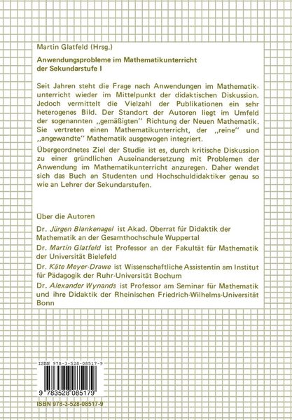 Produktbild: Anwendungsprobleme im Mathematikunterricht der Sekundarstufe I