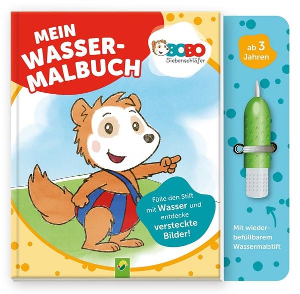 Produktbild: Bobo Siebenschl&auml;fer Mein Wassermalbuch