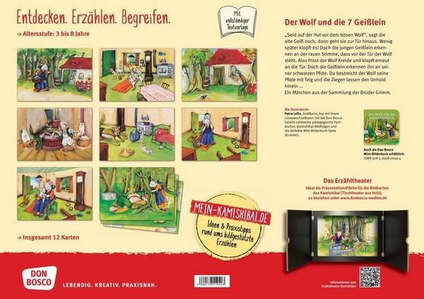 Produktbild: Der Wolf und die sieben Gei&szlig;lein. Kamishibai Bildkartenset