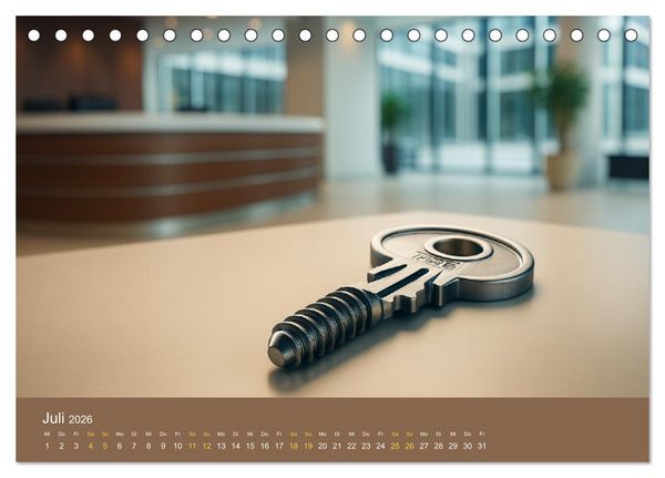 Produktbild: Verkehrte Welt - Bilderr&auml;tsel (Tischkalender 2026 DIN A5 quer), CALVENDO Monatskalender