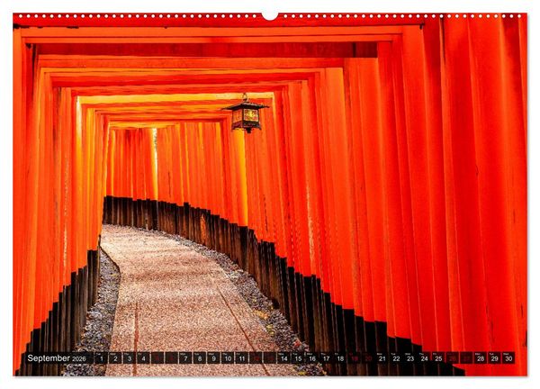 Produktbild: Japan - between tradition and modernity (High Quality Premium Wall Calendar 2026 DIN A2 landscape),CALVENDO 12 Month Wall Calendar