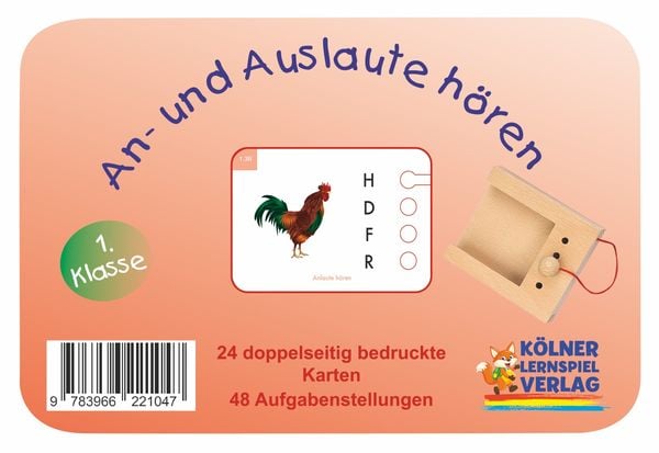 'An- und Auslaute hören' von 'Kölner Lernspielverlag GmbH' - Buch