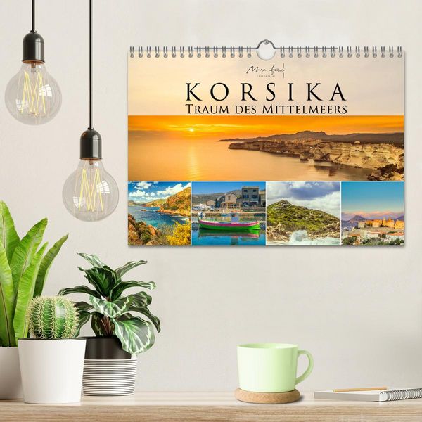 Produktbild: Korsika - Traum des Mittelmeers 2026 (Wandkalender 2026 DIN A4 quer), CALVENDO Monatskalender