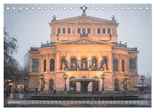 Produktbild: Frankfurt Mainhattan (Tischkalender 2026 DIN A5 quer), CALVENDO Monatskalender