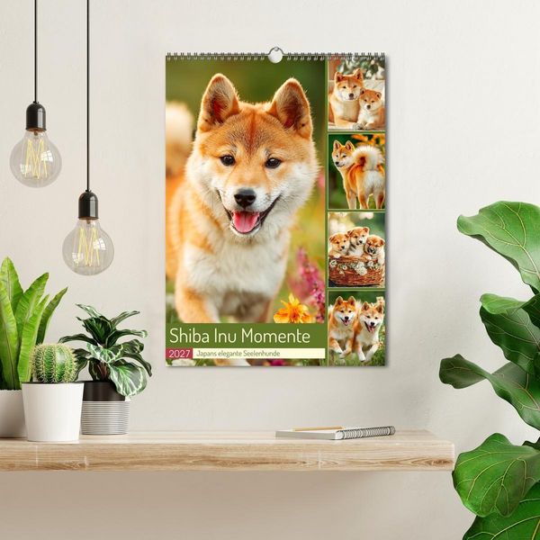 Produktbild: Shiba Inu Momente. Japans elegante Seelenhunde (Wandkalender 2027 DIN A3 hoch), CALVENDO Monatskalender