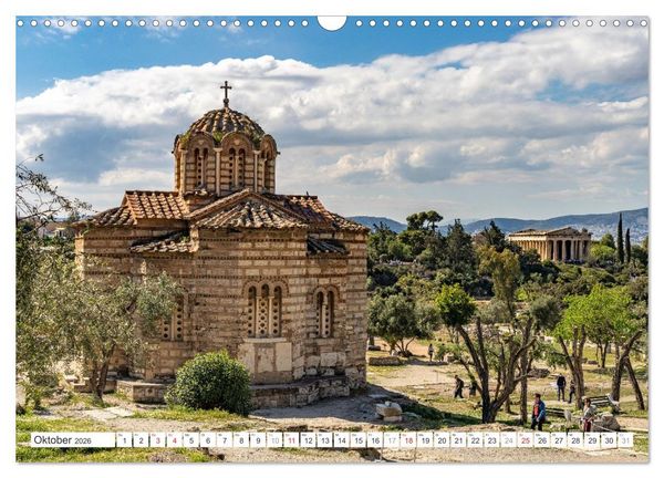 Produktbild: Griechenland - Athen (Wandkalender 2026 DIN A3 quer), CALVENDO Monatskalender