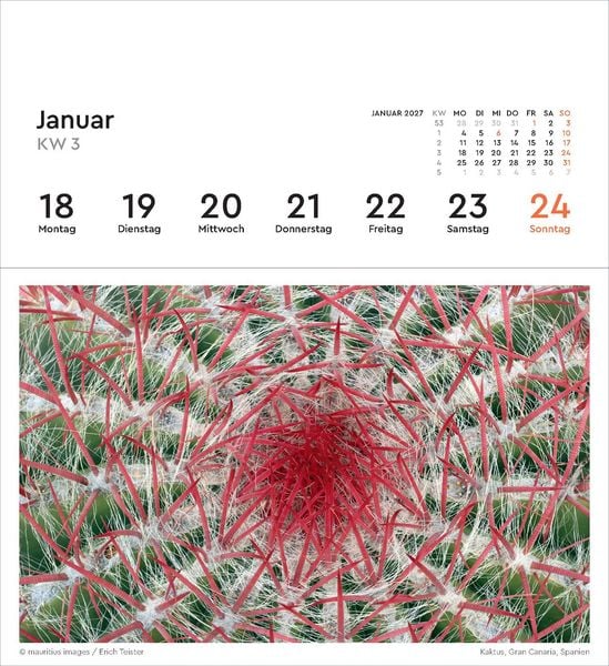 Produktbild: Strukturen - KUNTH Postkartenkalender 2027
