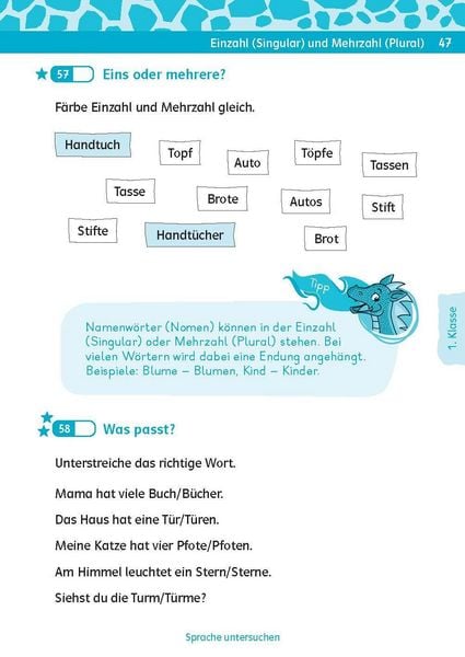 Produktbild: Klett Team Drachenstark: Kurztests Deutsch 1./2. Klasse