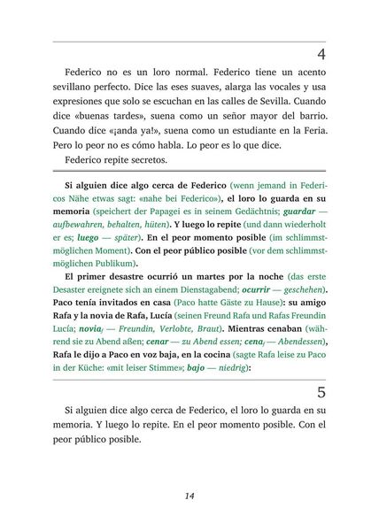 Produktbild: El loro fugitivo de Triana - Spanisch lernen mit lustigen Kurzgeschichten A1-A2 (+ Audio-Online)