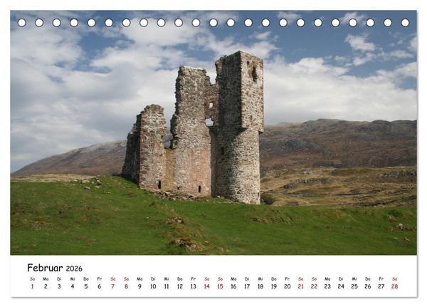 Produktbild: Schottland - Das Land mit rauem Charme (Tischkalender 2026 DIN A5 quer), CALVENDO Monatskalender