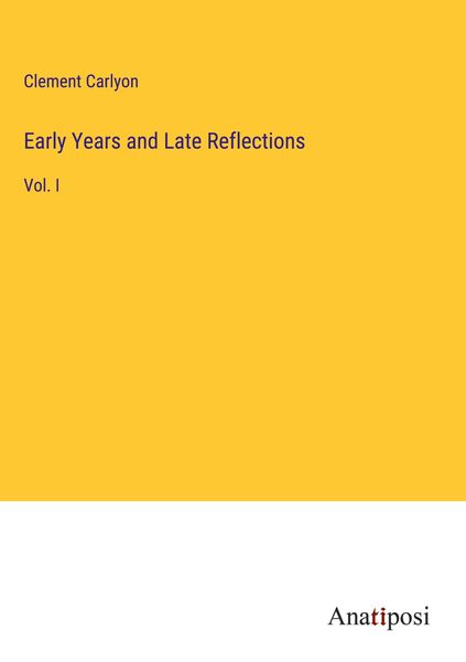 Produktbild: Early Years and Late Reflections