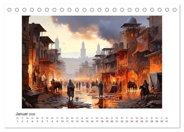Produktbild: Die Karawane zieht weiter (Tischkalender 2026 DIN A5 quer), CALVENDO Monatskalender