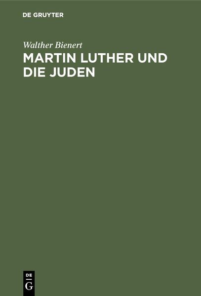Produktbild: Martin Luther und die Juden