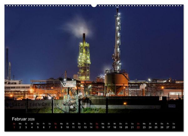 Produktbild: Duisburgs N&auml;chte (Wandkalender 2026 DIN A2 quer), CALVENDO Monatskalender
