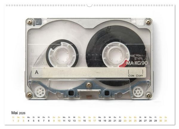 Produktbild: Audio Tapes (Wandkalender 2026 DIN A2 quer), CALVENDO Monatskalender