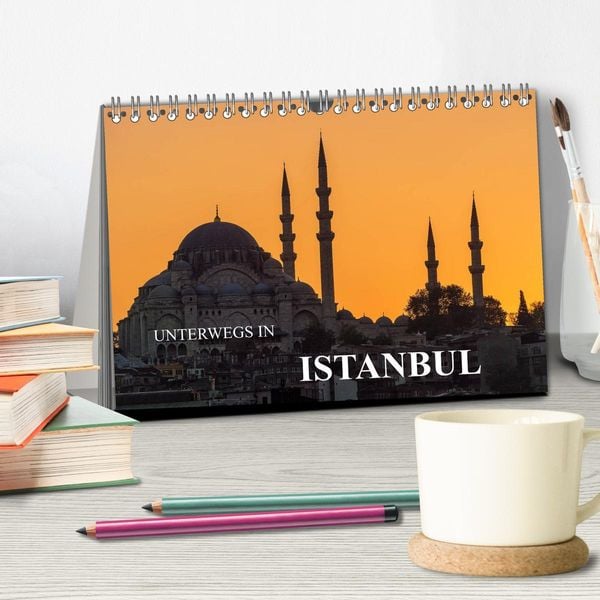 Produktbild: Unterwegs in Istanbul (Tischkalender 2026 DIN A5 quer), CALVENDO Monatskalender