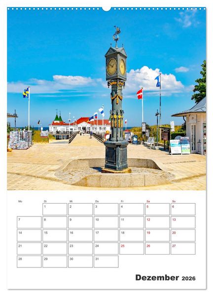 Produktbild: Usedom - Terminplaner (hochwertiger Premium Wandkalender 2026 DIN A2 hoch), Kunstdruck in Hochglanz
