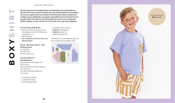 Produktbild: Little Hipster: Kinderkleidung nähen. Frech, wild, wunderbar!