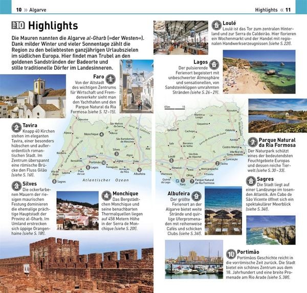 Produktbild: TOP10 Reisef&uuml;hrer Algarve