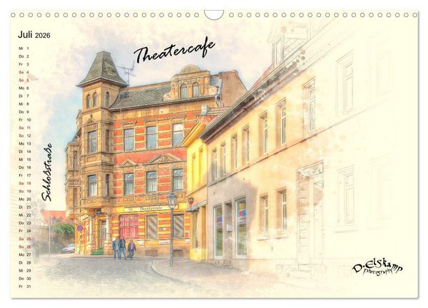 Produktbild: Bernburg meine Stadt (Wandkalender 2026 DIN A3 quer), CALVENDO Monatskalender