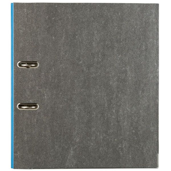 Produktbild: Idena Ordner aus Pappe Wolkenmarmor blau DIN A4 R&uuml;ckenbreite 8cm