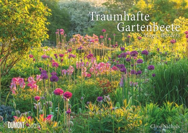 DUMONT - Traumhafte Gartenbeete 2025 Wandkalender, 42x29,7cm, Kalender mit zwölf traumhaft schönen Gartenbeeten, fotogra