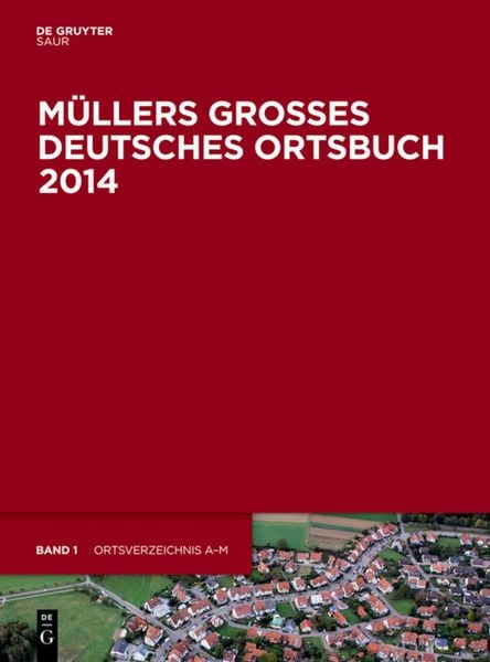 Produktbild: M&uuml;llers Gro&szlig;es Deutsches Ortsbuch 2014
