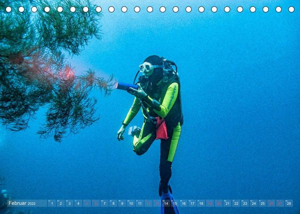 Produktbild: Das Blau der Tiefe (Tischkalender 2022 DIN A5 quer)