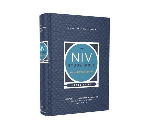 Produktbild: NIV Study Bible, Fully Revised Edition, Large Print, Hardcover, Red Letter, Comfort Print