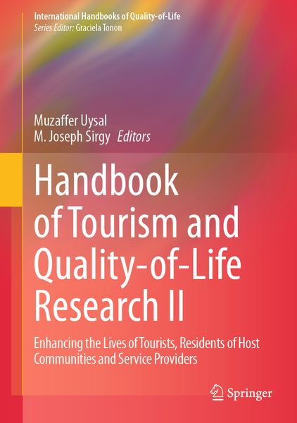 Produktbild: Handbook of Tourism and Quality-of-Life Research II