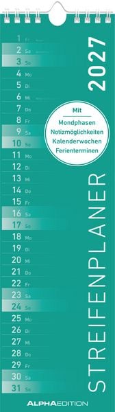 Produktbild: Streifenplaner Mini MINT 2027