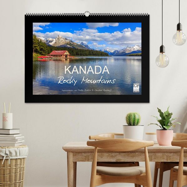 Produktbild: KANADA - Rocky Mountains (Wandkalender 2026 DIN A2 quer), CALVENDO Monatskalender