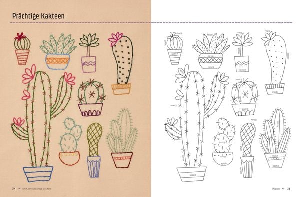 Produktbild: Ich kann 500 Dinge sticken. Witzige, s&uuml;&szlig;e, coole und freche Motive. Ganz einfach Schritt f&uuml;r Schritt nachzusticken. Blumen, Bl&uuml;ten, Bl&auml;tter, Tiere, Logos, Schriften, Schmuckelemente u.v.m. Ideal f&uuml;r Kinder und Anf&auml;nger