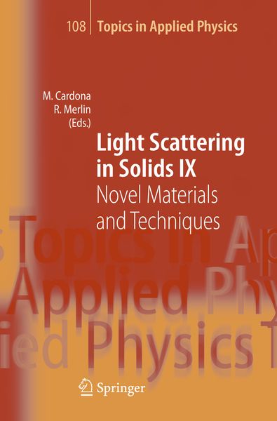 Produktbild: Light Scattering in Solids IX