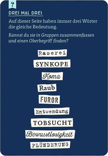 Produktbild: Das gro&szlig;e Quiz der Synonyme