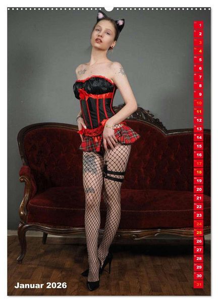 Produktbild: Living Doll - Fetish Flexi Girls (hochwertiger Premium Wandkalender 2026 DIN A2 hoch), Kunstdruck in Hochglanz