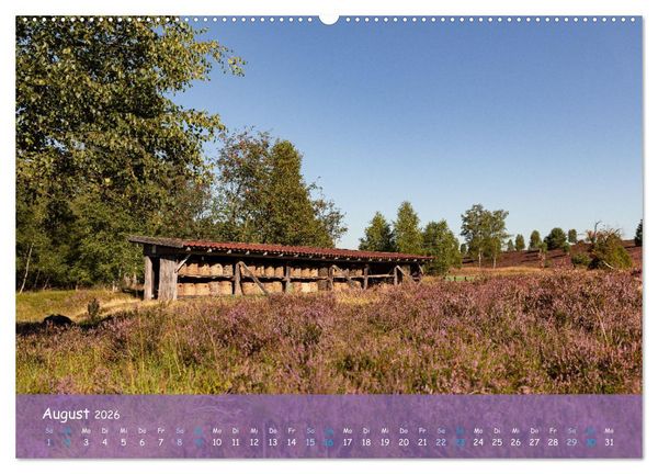Produktbild: Im Herzen der L&uuml;neburger Heide (Wandkalender 2026 DIN A2 quer), CALVENDO Monatskalender
