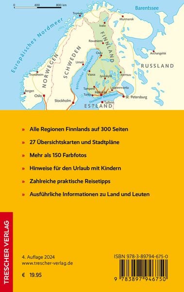 Produktbild: TRESCHER Reisef&uuml;hrer Finnland