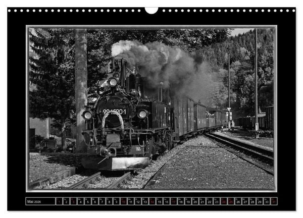 Produktbild: Die Pre&szlig;nitztalbahn (Wandkalender 2026 DIN A3 quer), CALVENDO Monatskalender