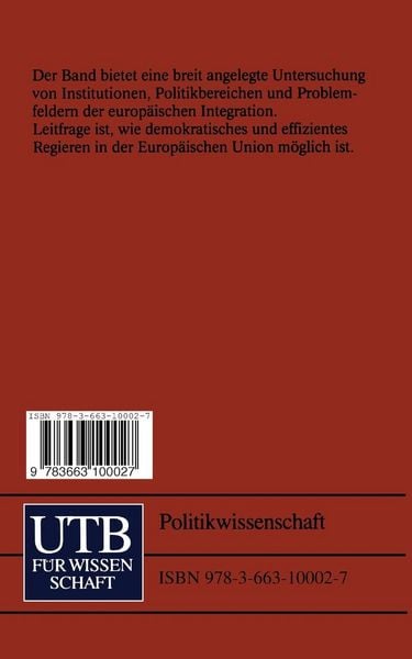 Produktbild: Europ&auml;ische Integration