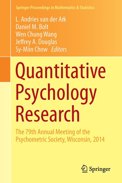 Produktbild: Quantitative Psychology Research
