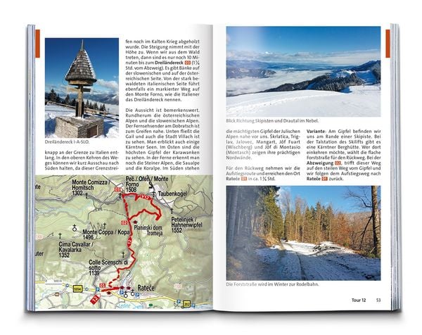 Produktbild: KOMPASS Wanderf&uuml;hrer Slowenien, 61 Touren mit Extra-Tourenkarte