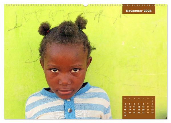 Produktbild: Kinderportr&auml;ts aus Afrika (Wandkalender 2026 DIN A2 quer), CALVENDO Monatskalender