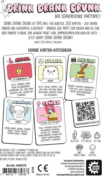 Produktbild: Game Factory - Drink Drank Drunk